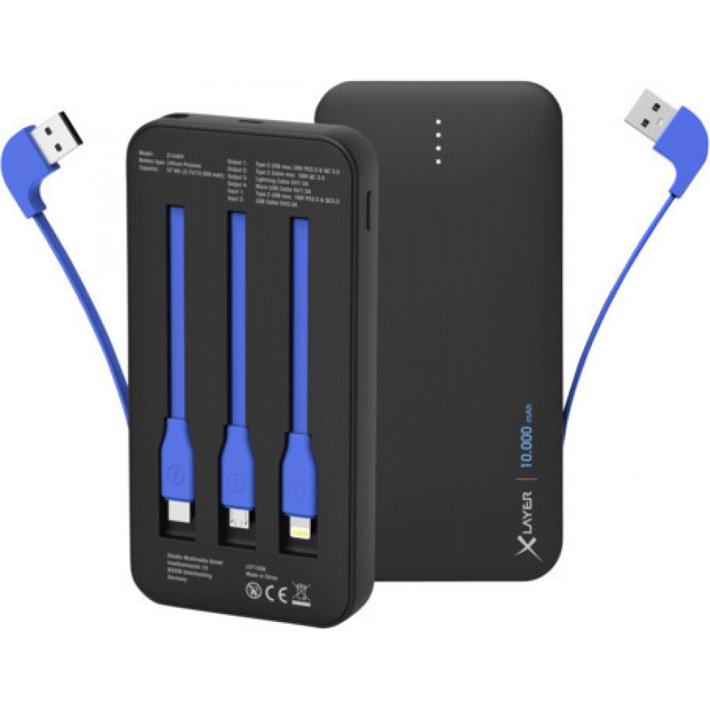 Xlayer Powerbank PLUS All-in-One PD 18W 10000mAh Τηλεφωνία